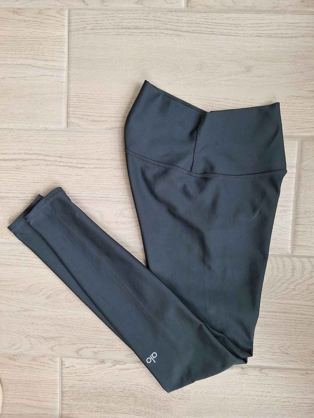 alo High-Waist Airbrush Women's Dark Gray Full Lenghth Athletic Leggings Size XS